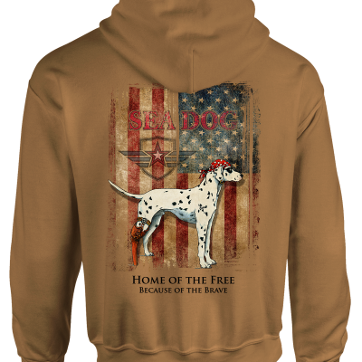 Grunge Flag Hooded Sweater